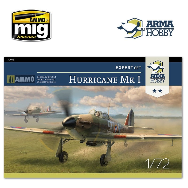 ARMA Hobby – 1/72 Hurricane Mk I (Expert Set)