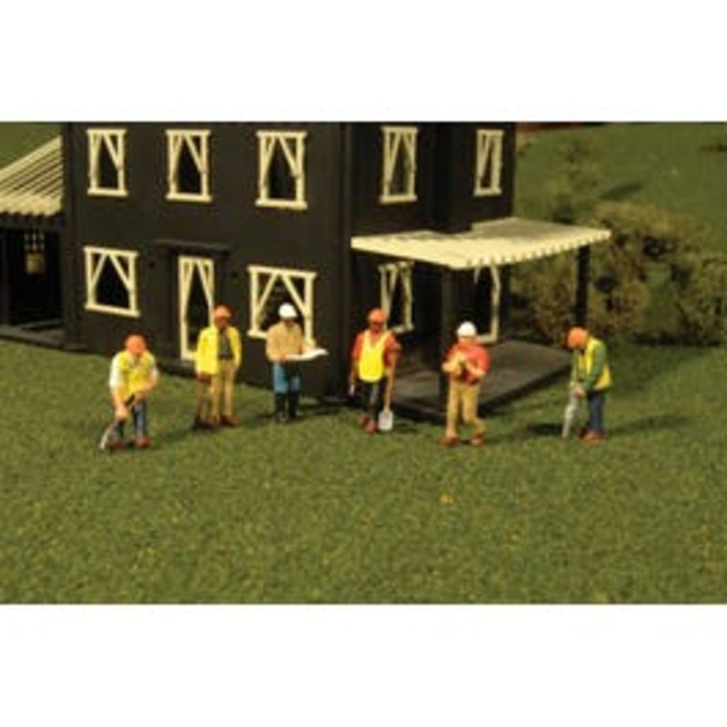 Bachmann #33166 O Scale Civil Engineers 6pc/pk