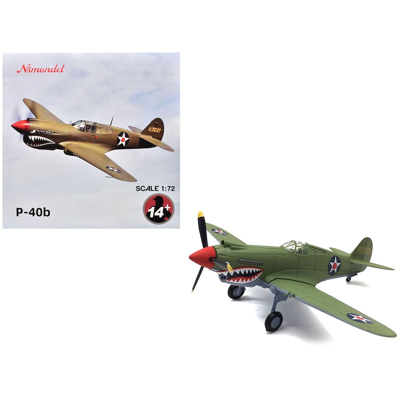Curtiss P-40E Warhawk Fighter Aircraft “China-Burma-India Theater” (1942) United States Army Air Forces 1/72 Diecast Model Airplane