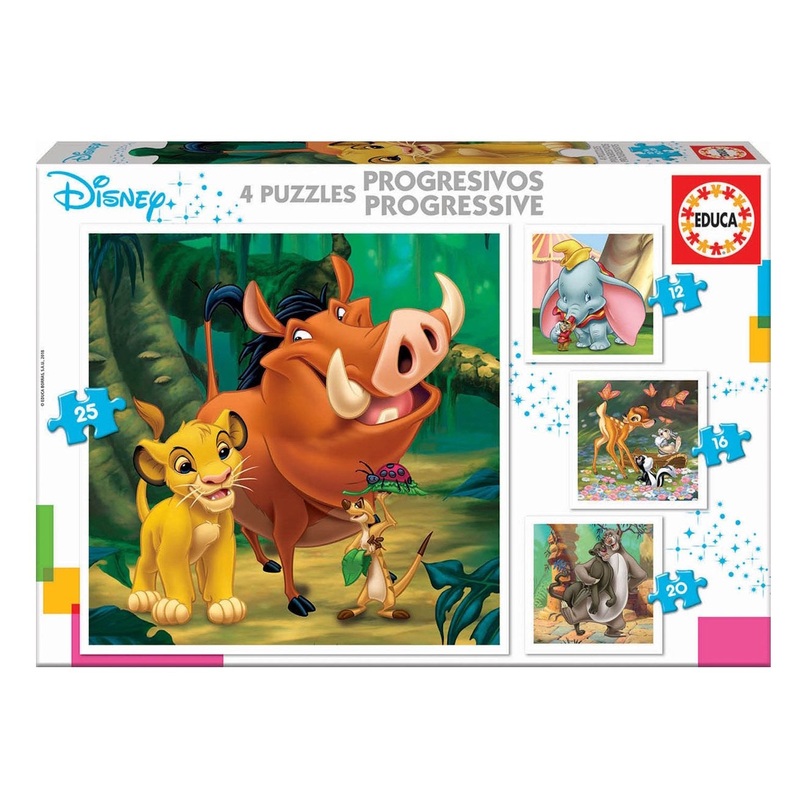 Educa – Disney Animals (12-16-20-25pcs)