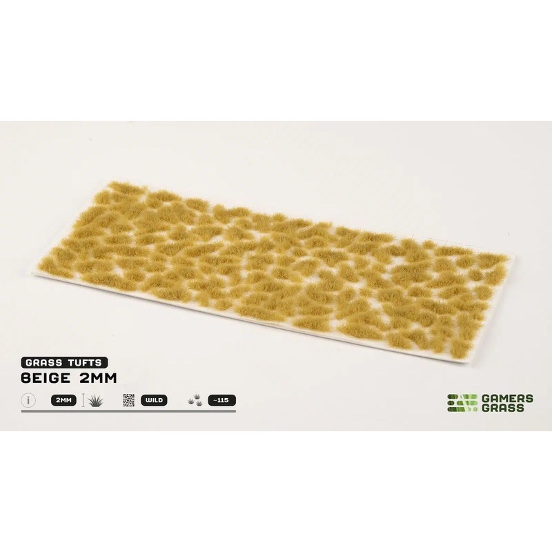 Gamers Grass – 2mm Tufts – Beige  (GG2-BEI)