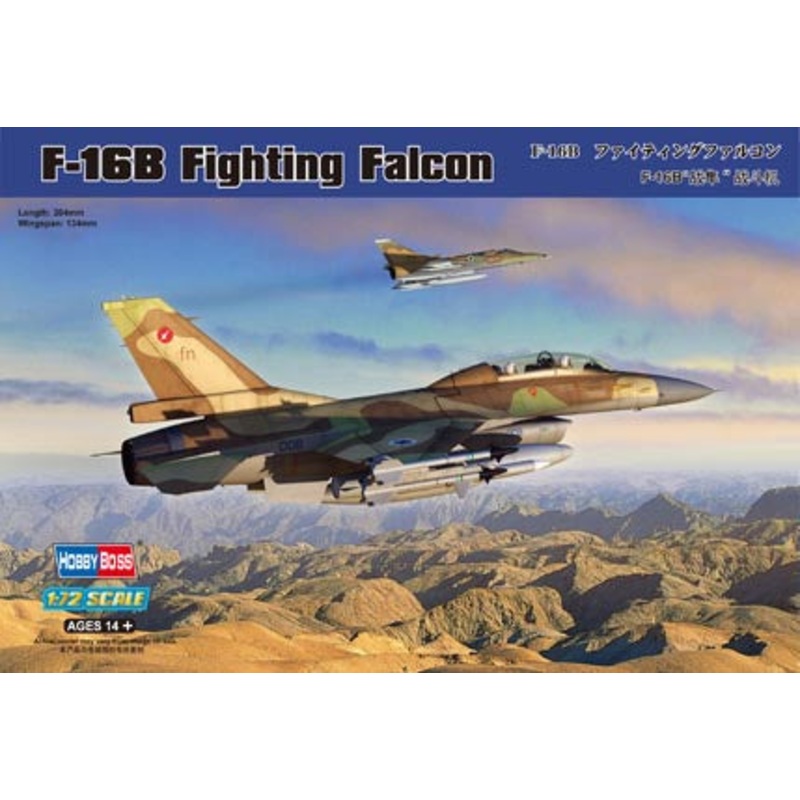 Hobby Boss – 1/72 F-16B Fighting Falcon (80273)