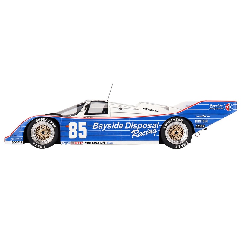 Porsche 962 #85 Klaus Ludwig “Bayside Disposal Racing” Winner “IMSA Laguna Seca 300 Kilometres” (1987) 1/18 Model Car by Top Speed