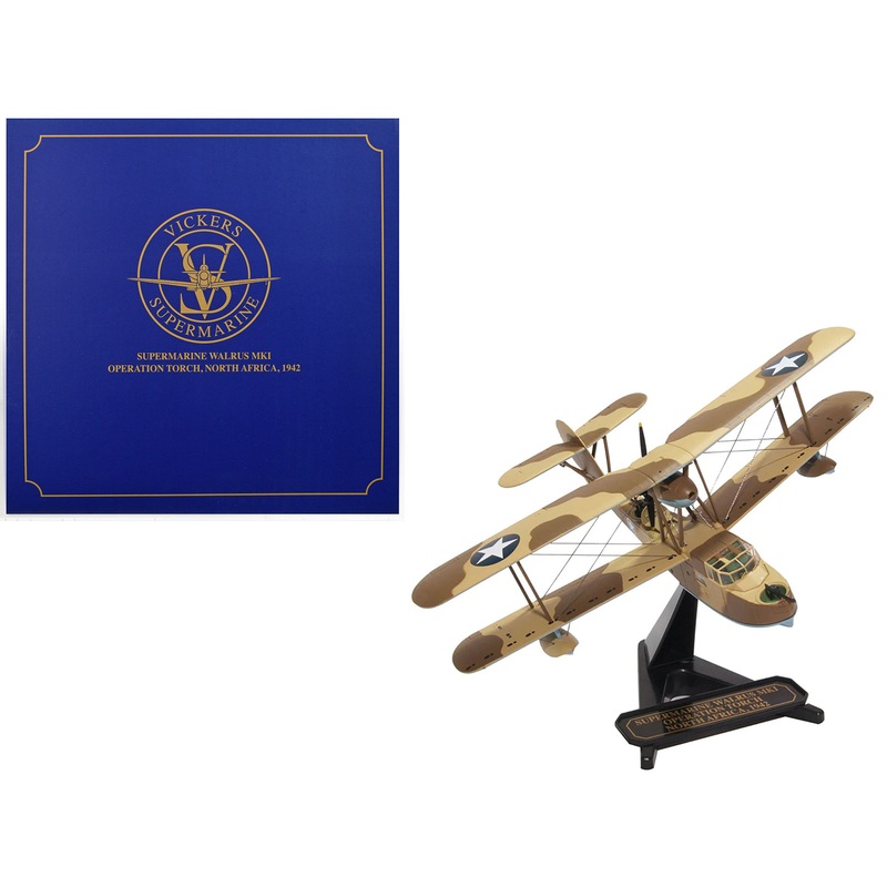 Supermarine Walrus MKI Aircraft “Operation Torch North Africa” (1942) Royal Air Force “Oxford Aviation” Series 1/72 Diecast Model Airplane by Oxford Diecast