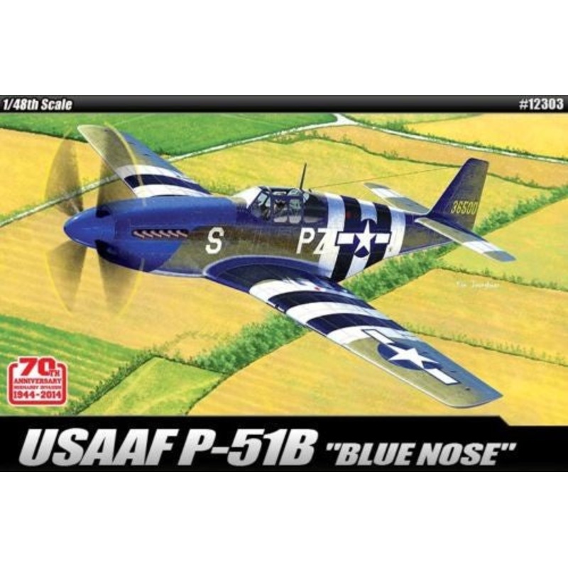 Academy – 1/48 P-51B Mustang -Blue Nose