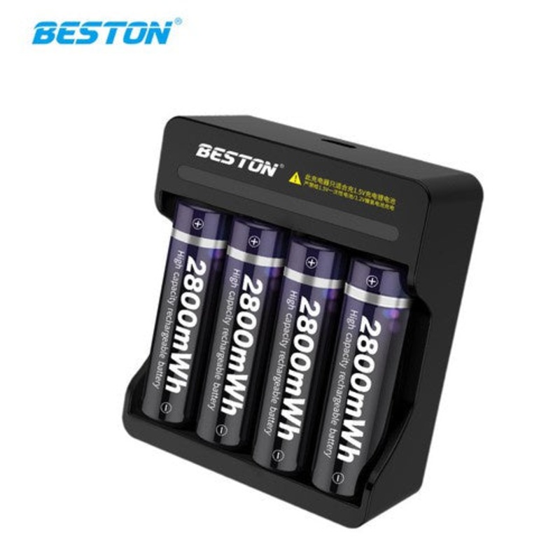 Beston – M7011 Litium 1.5V Charger + 4 AA