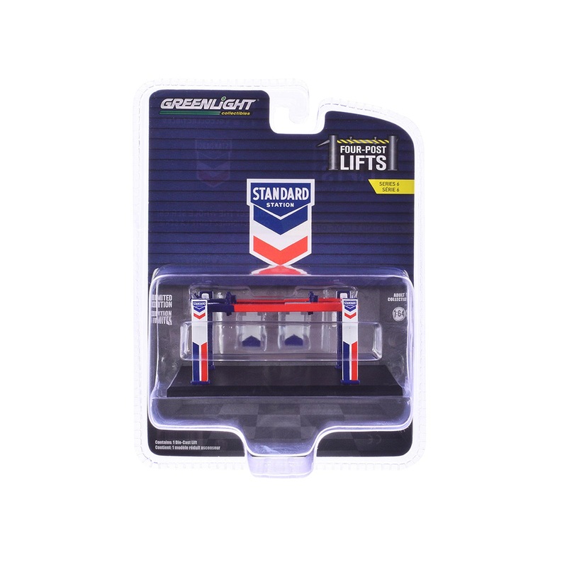 “Four-Post Lifts” Set of 3 pieces Series 6 1/64 Diecast Models by Greenlight