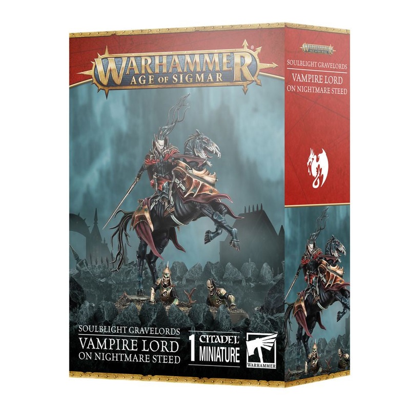 GW – Warhammer AOS Soulblight Gravelords: Vampire Lord on Nightmare Steed (91-82)