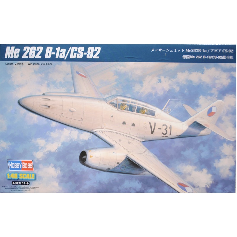 Hobby Boss – 1/48 ME 262 B-1A/CS-92 (80380)