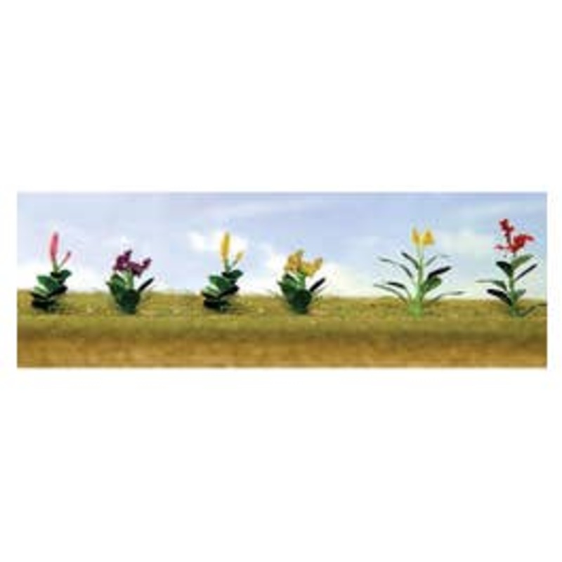 JTT 95563 Flower Plants Assortment #4, 5/8″ High (12/pk)