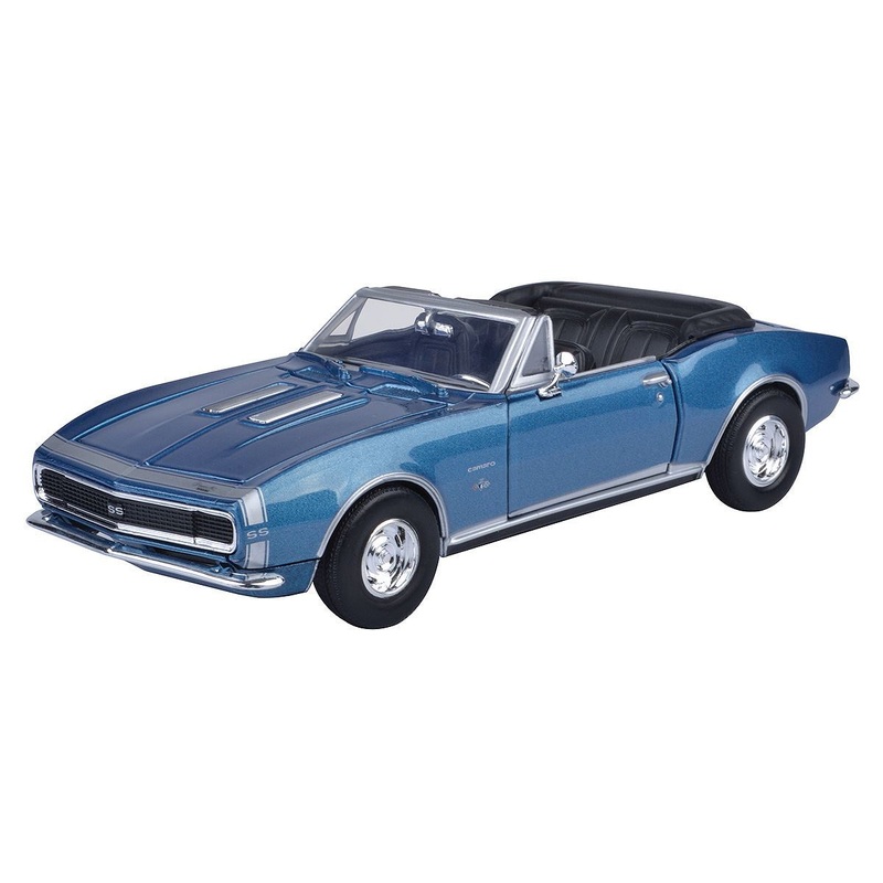 Motor Max – 1/24 Chevy Camaro SS Convertible Met Blue 1967
