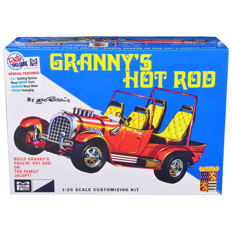 Skill 2 Model Kit Granny’s Hot Rod By George Barris 2-in-1 Kit 1/25 Scale Model by MPC
