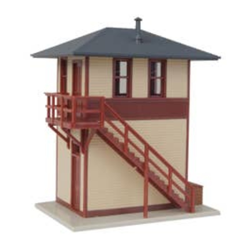 Walthers #931-810 Trackside Signal Tower — Built-Up
