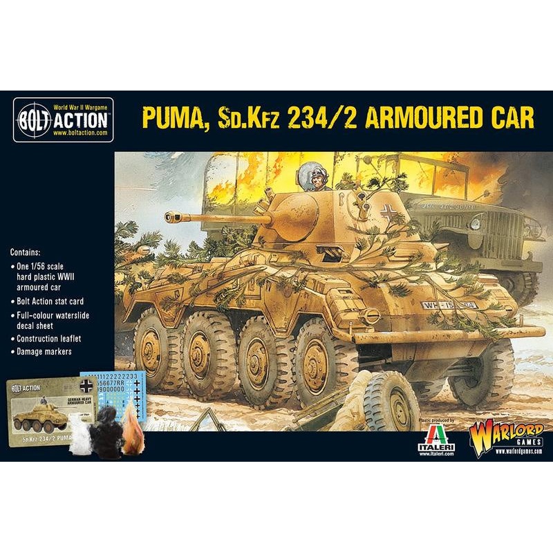 Warlord – Bolt Action: Puma Sd.Kfz 234/2 Armoured Car