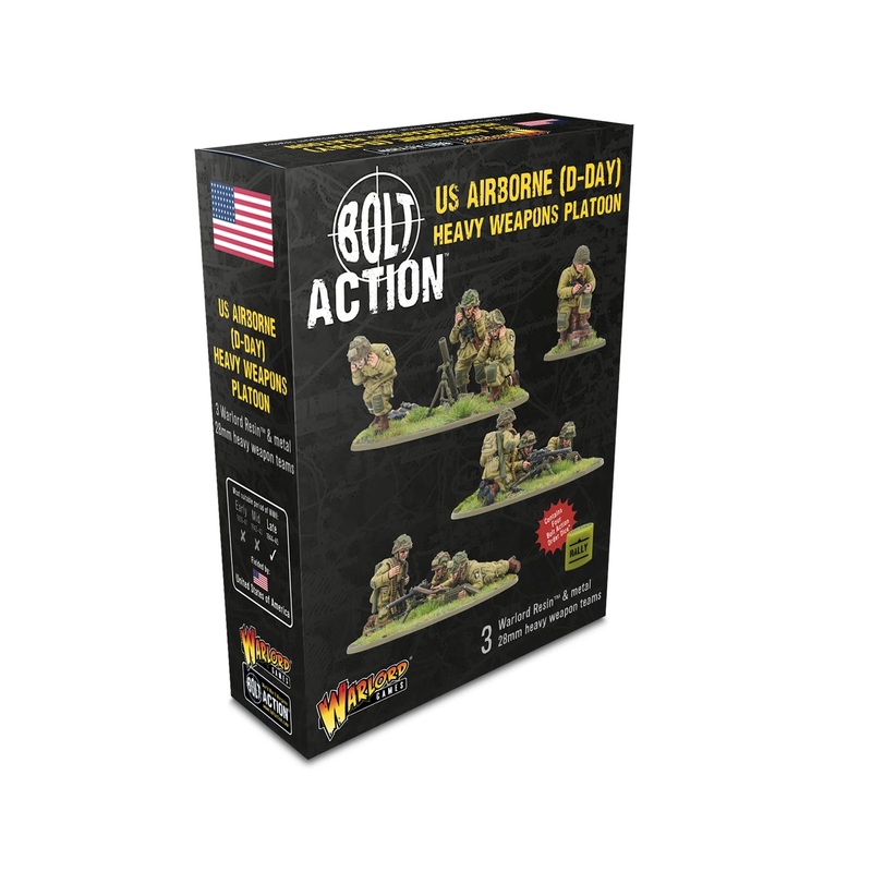 Warlord – Bolt Action: US Airborne (D-Day) Platoon Heavy Weapons Platoon