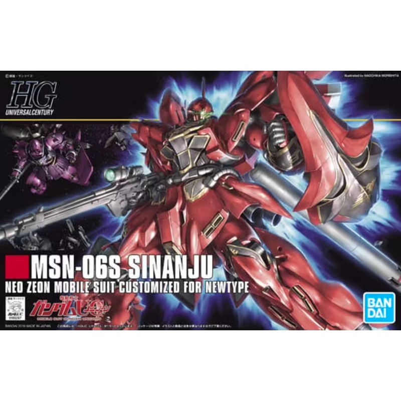 Bandai – 1/144 MSN-06S Sinanju Neo Zeon Mobile Suit (HG)