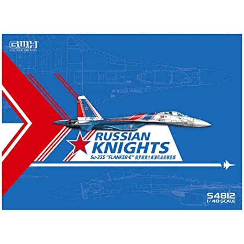 Great Wall Hobby – 1/48 Su-35S Flanker E “Russian Knights” /w special Mask & Decal
