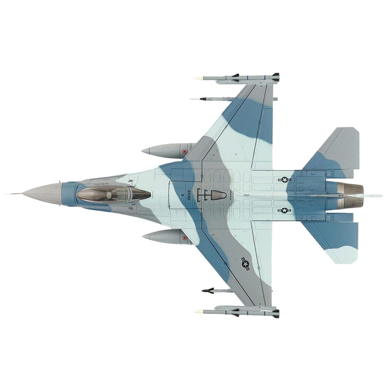 Lockheed F-16C Fighting Falcon Fighter Aircraft “Blue Flanker 64th Aggressor Squadron Nellis Air Force Base” (2012) United States Air Force “Air Power Series” 1/72 Diecast Model by Hobby Master