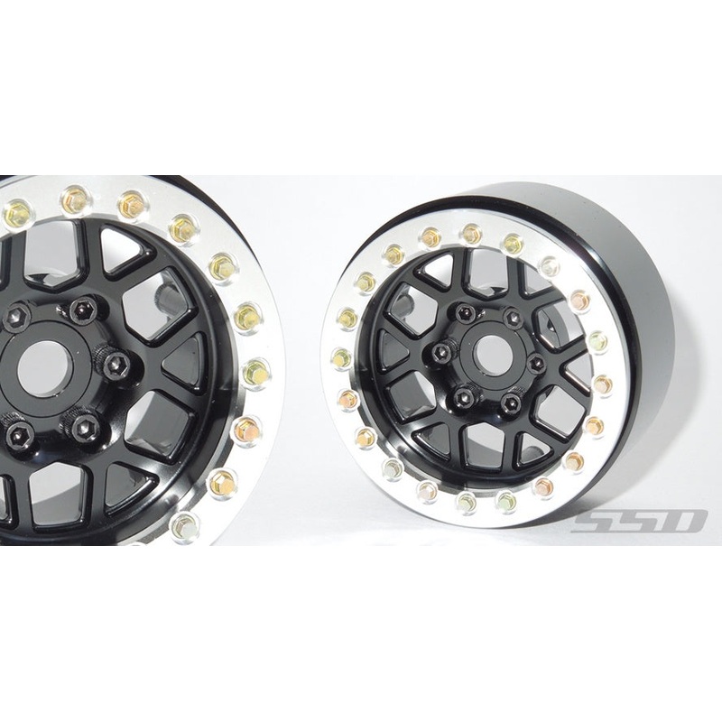 SSD – 1.9″ Boxer Beadlock Wheels (Black) (2pcs)