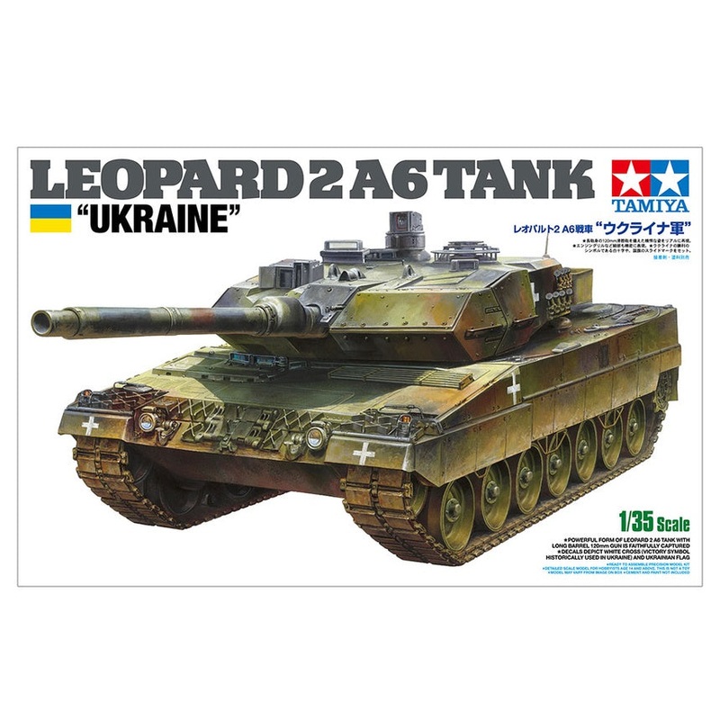 Tamiya – 1/35 Leopard 2 A6 Tank “Ukraine”