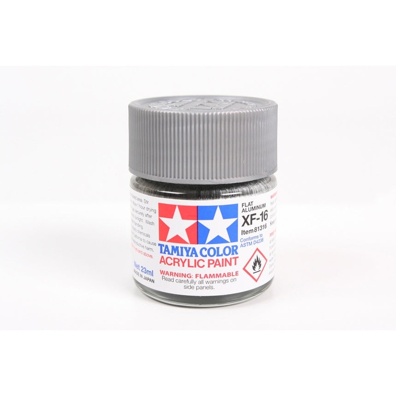 Tamiya – XF-16 Flat Aluminium Acrylic (23ml)