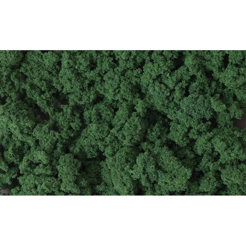 Woodland Scenics 184, Clump Foliage, Dark Green, 173 cu in