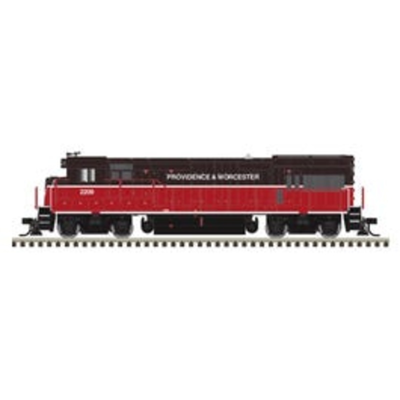 Atlas 10004938 HO MASTER U23B GOLD PROVIDENCE & WOCESTER [W/DITCH LIGHTS] #2214 with DCC & Sound