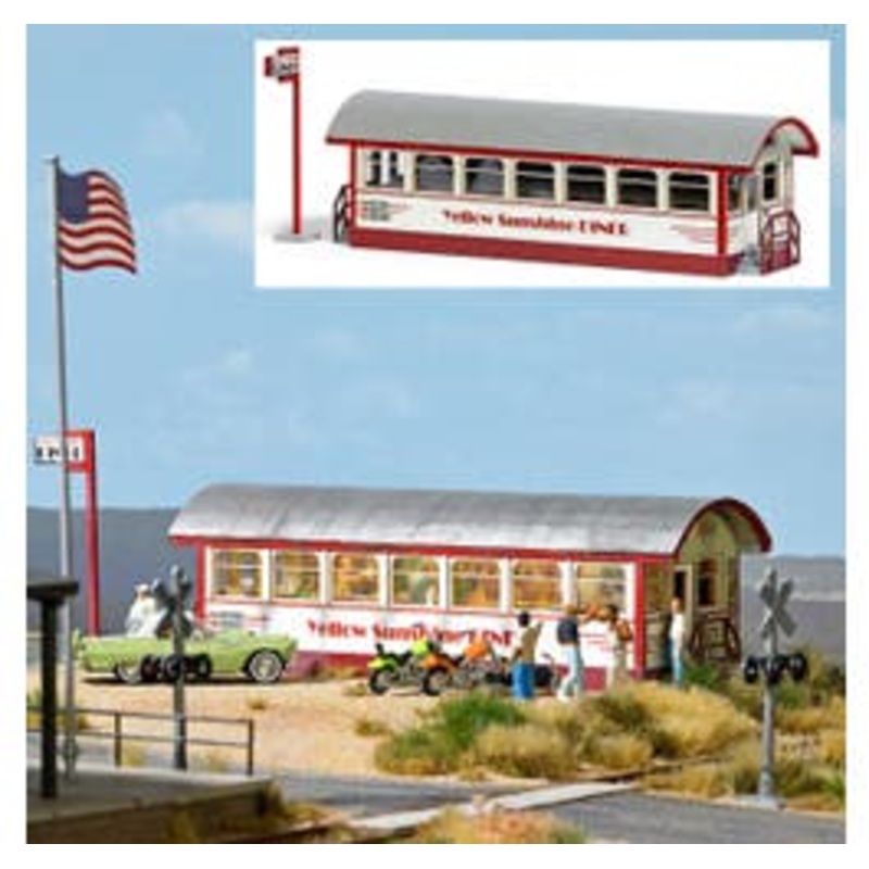 Busch 9726  HO US Diner kit