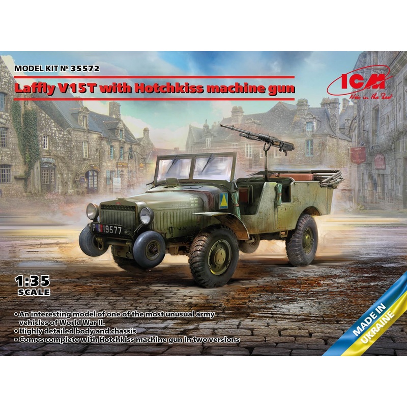ICM – 1/35 Laffly V15t w/Hotchkiss Mg