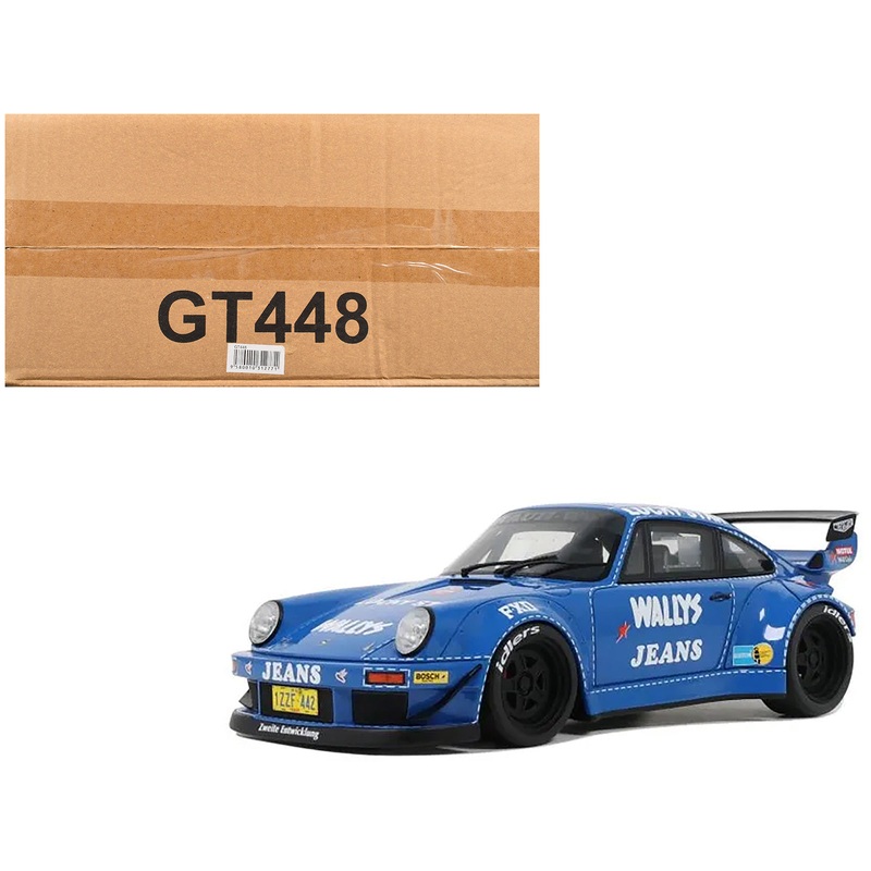 RWB Bodykit “OSHO Arrow” Blue 1/18 Model Car by GT Spirit