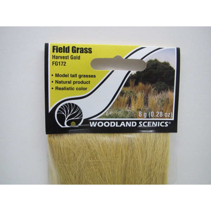 Woodland Scenics 172 Field Grass, Harvest Gold, 8g