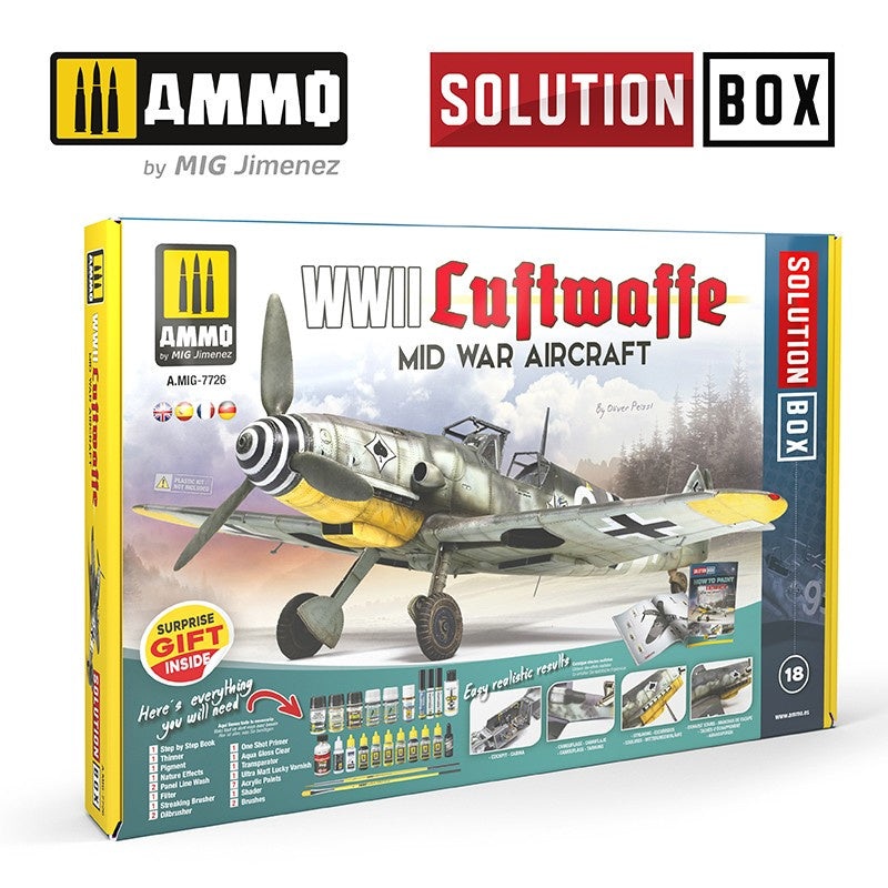 AMMO – SOLUTION BOX  WWII Luftwaffe Mid War Aircraft