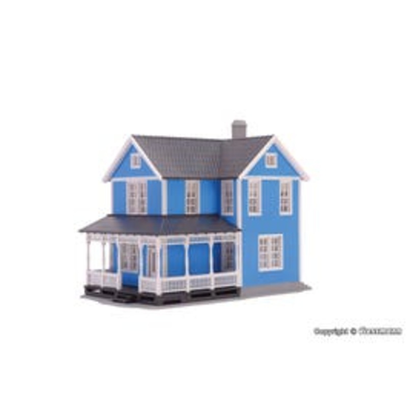 Kibri 38841  HO Swedish house, blue kit