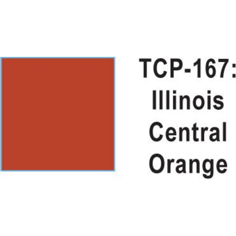 Tru Color TCP-167 Illinois Central Orange Paint 1 ounce