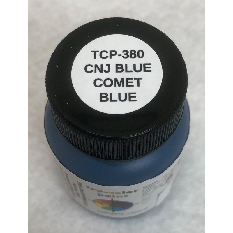 Tru Color TCP-380 Central of New Jersey, Blue Comet, Blue, Paint 1 ounce