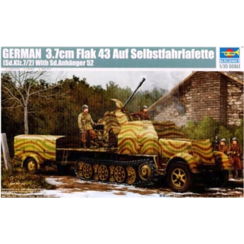 Trumpeter – 1/35 German 3.7cm Flak 43 Ausf Selbstfahrlafette