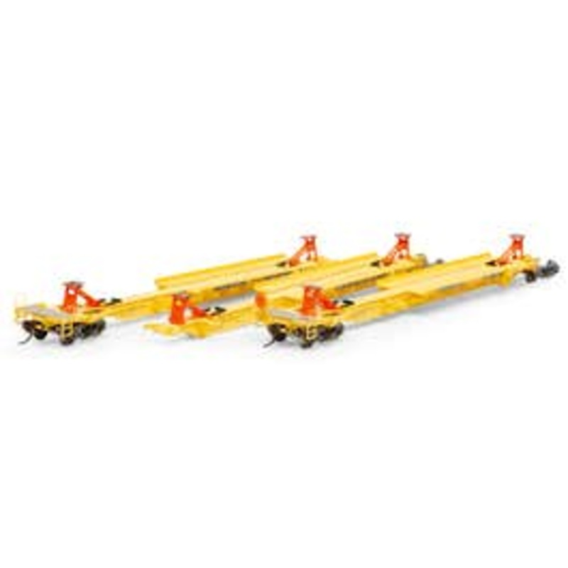 Athearn #15535 HO Primed for Grime 57 Trinity 3-Unit Spine Car – TTRX #361041