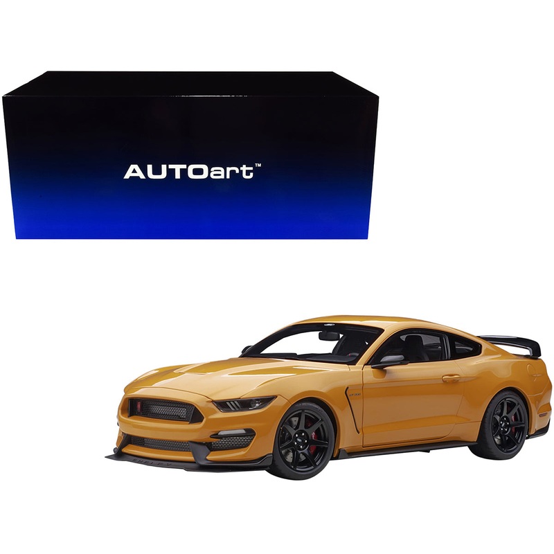 Ford Mustang Shelby GT-350R Orange Fury Metallic 1/18 Model Car by Autoart