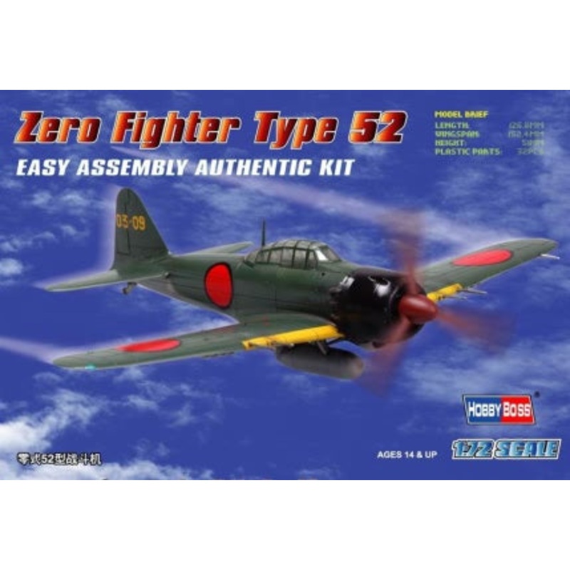 Hobby Boss – 1/72 Japanese A6M5 Type 0 Model 52 (80241)
