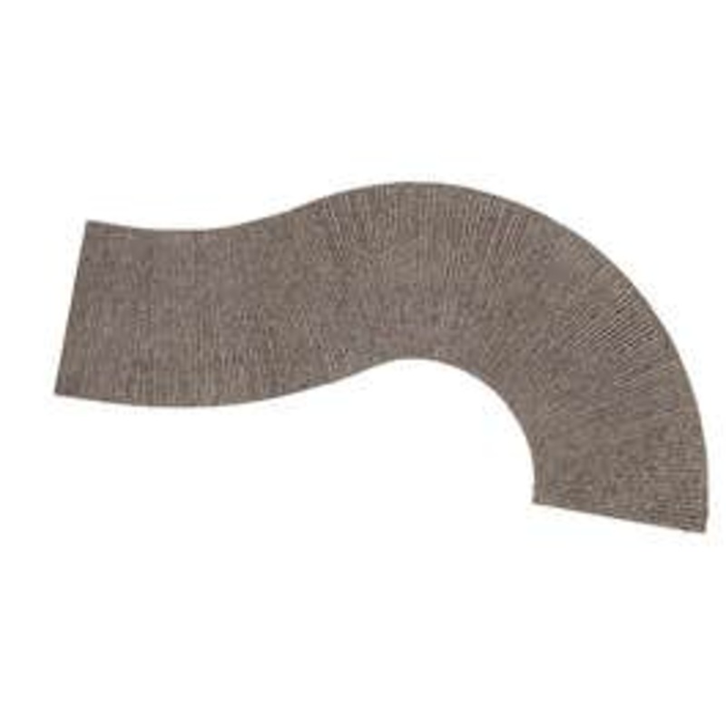 NOCH 60316  HO Flexible Cobblestone 2-Lane Curved Road (12.59 inches x 2.95 inches)