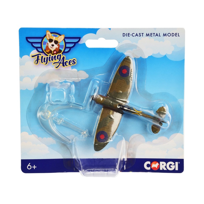 Supermarine Spitfire Fighter Aircraft “RAF” “Flying Aces” Series Diecast Model by Corgi