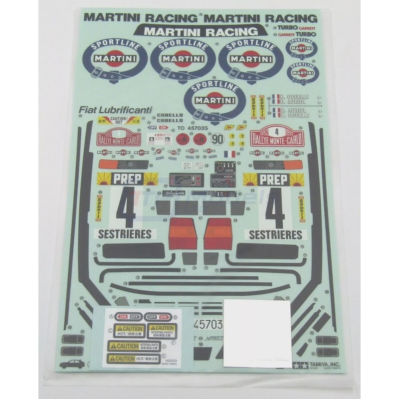 Tamiya – Sticker Bag for 58569 (Lancia Delta)