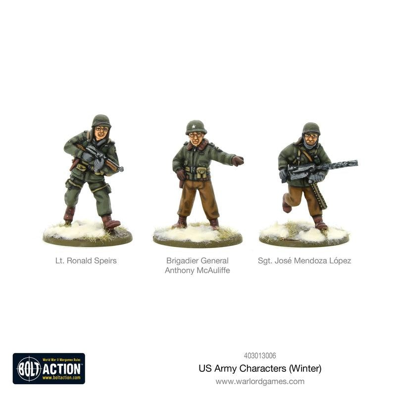 Warlord – Bolt Action  US Army Characters (Winter)