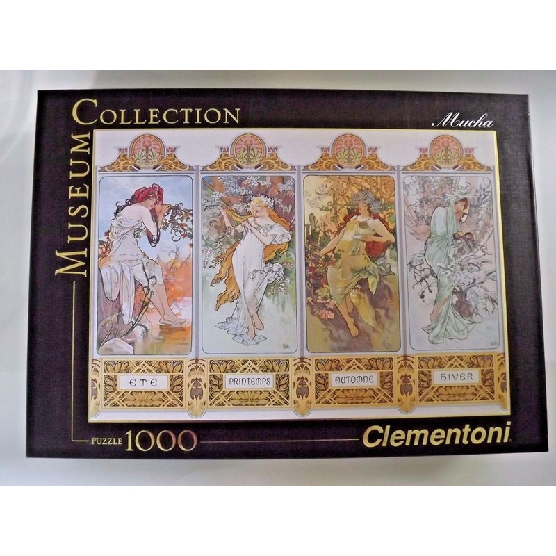 Clementoni – Mucha – The 4 Seasons (1000pcs)