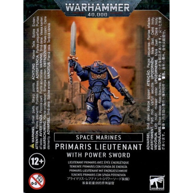 GW – Warhammer 40k Space Marines: Primaris Lieutenant With Power Sword (48-84)