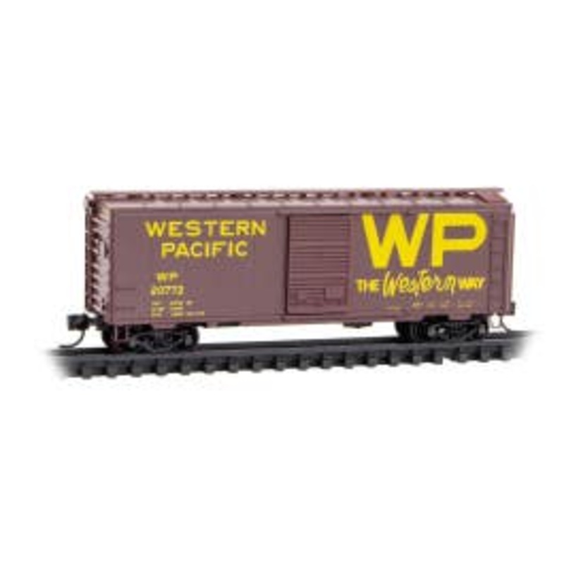 Micro Trains 02000518 N Scale 40' Standard Boxcar Western Pacific Rd# 20772