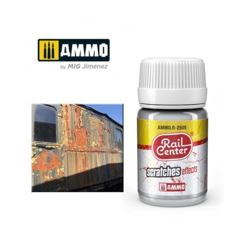 Rail Center Paint R-2505, Scratches Effects, 35ml bottle, for Rail Center paints