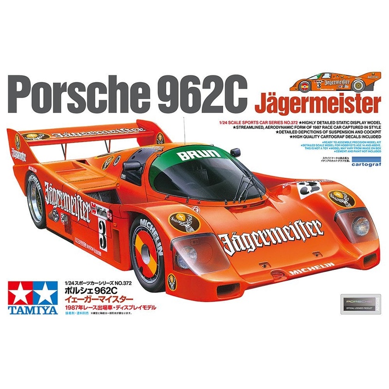 Tamiya – 1/24 Porsche 962C Jagermeister