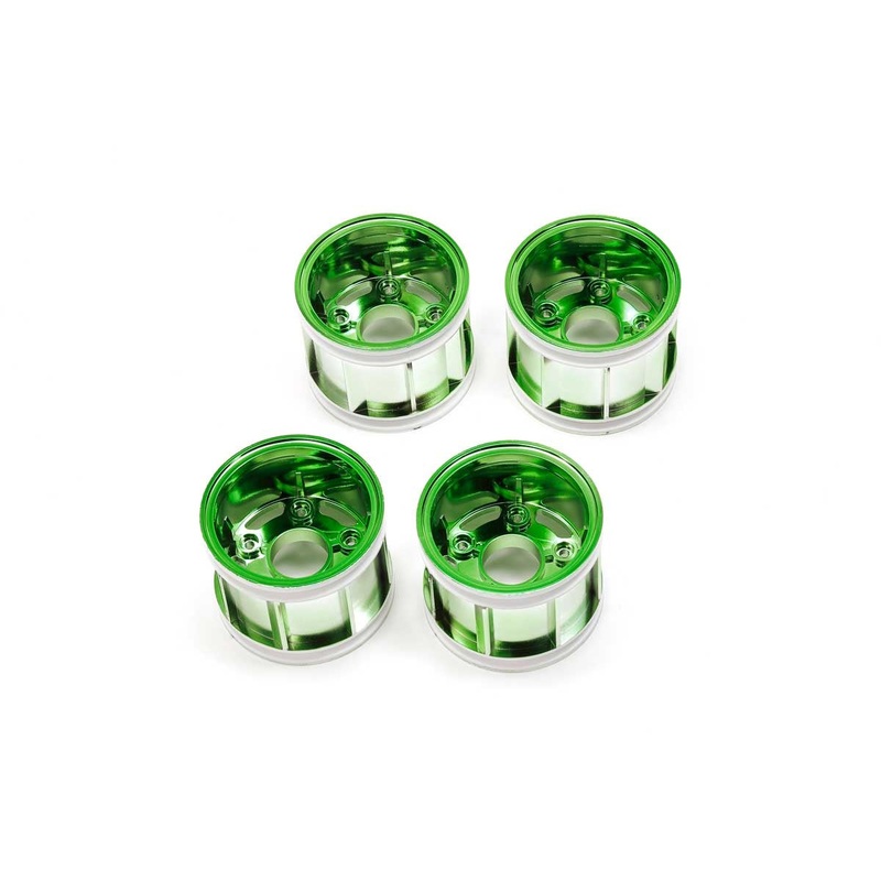 Tamiya – WR02CB T Parts Rims (Green)
