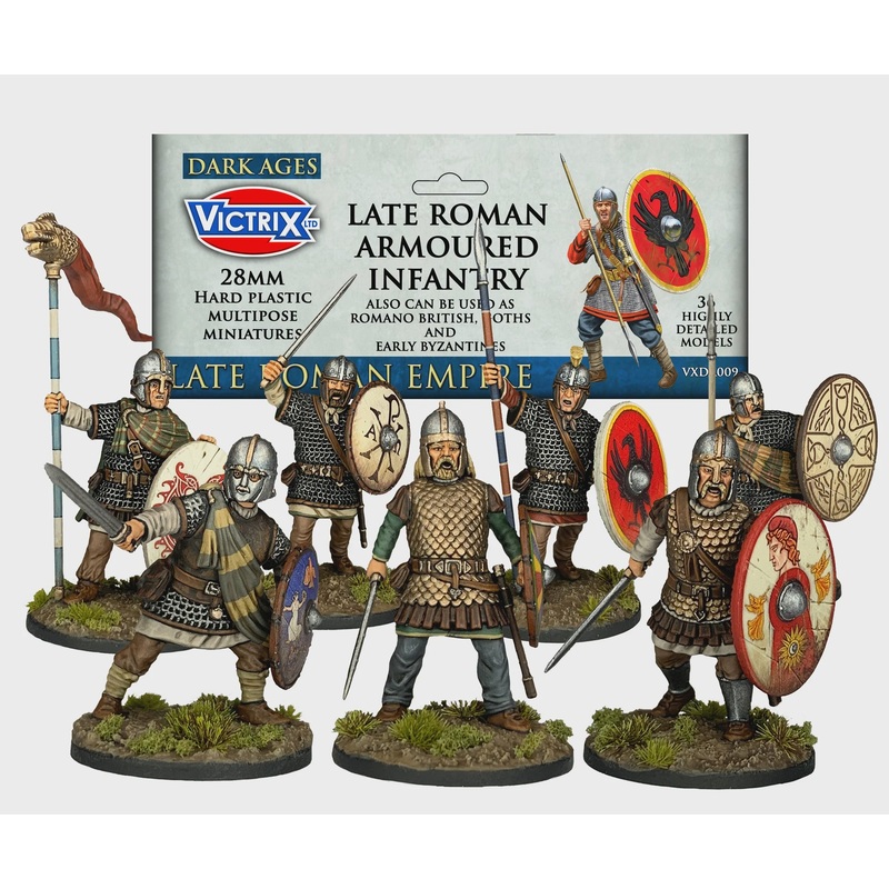 Victrix – Late Roman Armoured Infantry (36 Plastic Figs.)